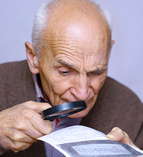 Decrease in the field of vision